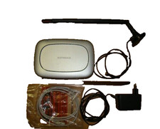 Wireless NETGEAR 54Mbps Access Point mit externer WLAN 10dBi Magnetfußantenne