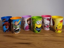 Kinder Trinkbecher 260ml Toy Story Minions Frozen König der Löwen Spiderman NEU