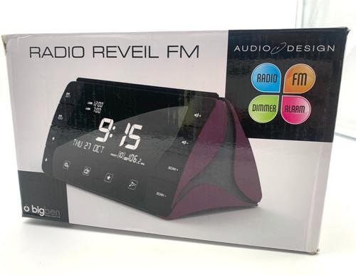 Radiowecker schwarz lila - radiowecker,