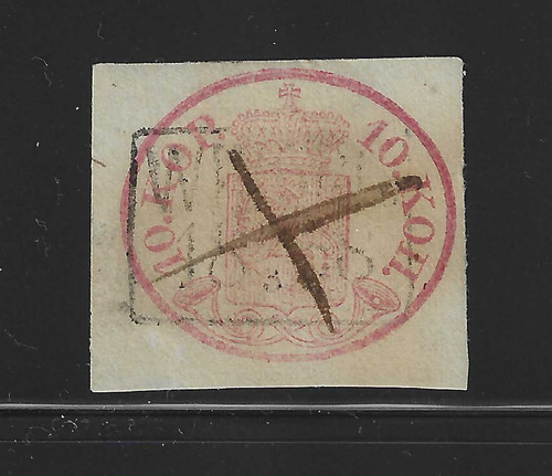 Finnland briefmarke von - von, 1856