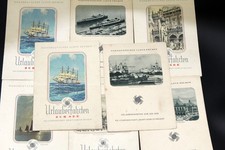 8 alte Speisekarten Norddeutsche Lloyd Bremen 1936