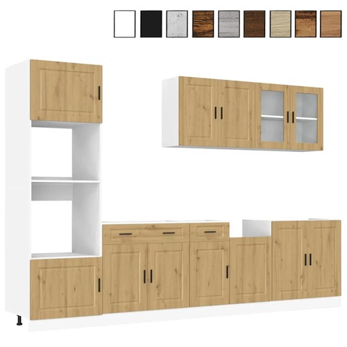 Tlg küchenschrank set - 7-tlg.,