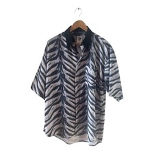 LECHE Hemd Herren Gr L Zebra