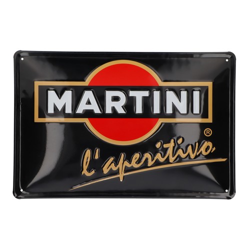 Martini likör blechschild - martini,