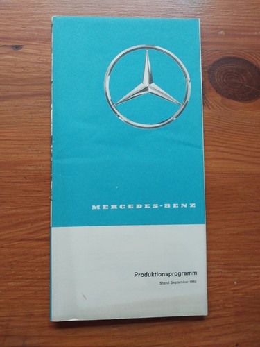 Mercedes produktionsprogramm - mercedes,