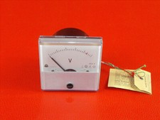 altes kleines Voltmeter METRA BLANSKO MuP 80 250V 250 Volt NOS