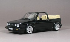 VW Golf 1 Cabriolet Classic Line schwarz RSL Alufelgen 15 Zoll Umbau 1/18