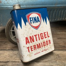 Fina Antigel Öldose 60er Jahre Deko Vespa Scooter Oldtimer Garage Werkstatt ?
