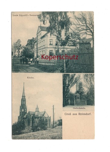 Reinsdorf zwickau lippolds - ak,
