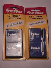 Geha Tintenpatronen (2 Packungen a 12 Stück) (Tinte ist ausgetrocknet)