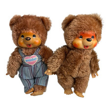 Wuschel und Puschel Monchhichi 26 cm 80er Jahre Plüsch