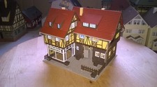 Vollmer 29396 Bausatz gebaut 1:87 HO Haus,Gebäude - Fachwerkhaus/Blumenladen #6#