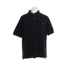 Polo Ralph Lauren, Poloshirt, Größe: XXL, Schwarz, Baumwolle, Einfarbig #Cjd