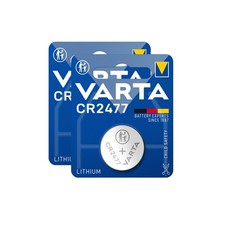 2x VARTA CR2477 3V Lithium