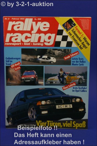 Rallye racing bmw m3 - 2/95,