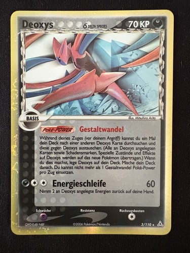 Deoxys pokemon karte 110 - pokemon,