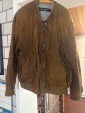 Bugatti, Ziegenvelourslederjacke, Braun, Gr. 52