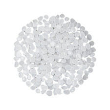 300 Leuchtsteine 1cm Weiß zum