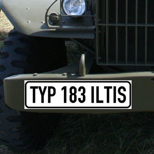 Magnetschild typ 183 iltis - typ,