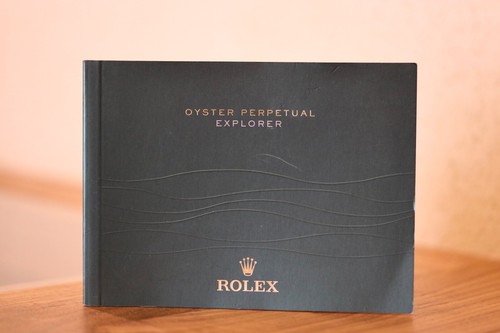 Booklet rolex oyster perpetual - rolex,