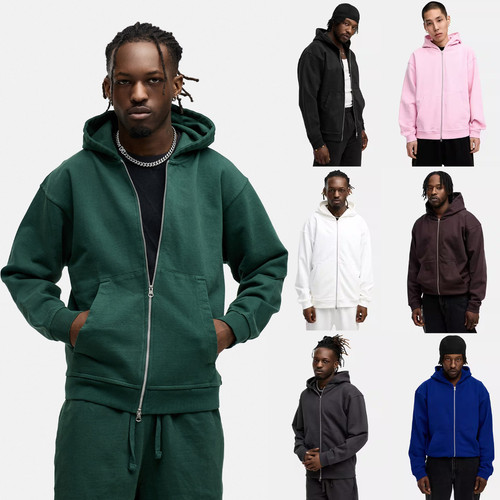 Herren zip hoodie oversize - hoodie,