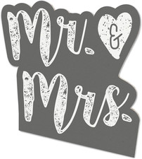 Schild Hochzeit Tischdeko Mr