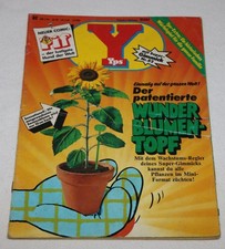 Yps Nr. 82 1977 Wunder Blumentopf mit Bastelbogen ohne Gimmick C0769