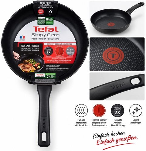 Tefal simply clean bratpfanne - tefal,