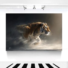 XXL Leinwand Bild Tiger Natur