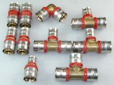 10x CONEL ALPEX DUO FITTINGE 32 MM SET PRESSFITTING BOGEN ÜBERGANG VERBUNDROHR