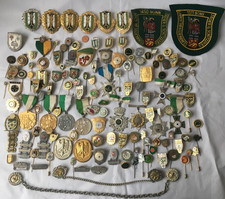Schützen Konvolut, 139  Stk. Abzeichen Anstecknadel Pins Medaille usw.