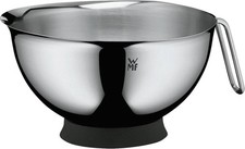 WMF Rührschüssel mit Standfuß 20 cm + Griff Innenskalierung breiter Rand B Ware
