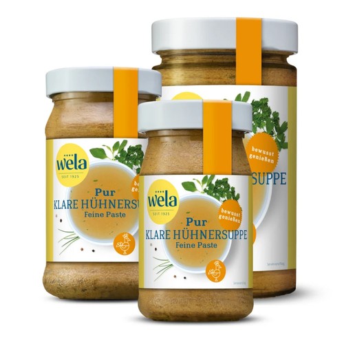 Klare hühnersuppe pur zum - hühnersuppe, 'pur',
