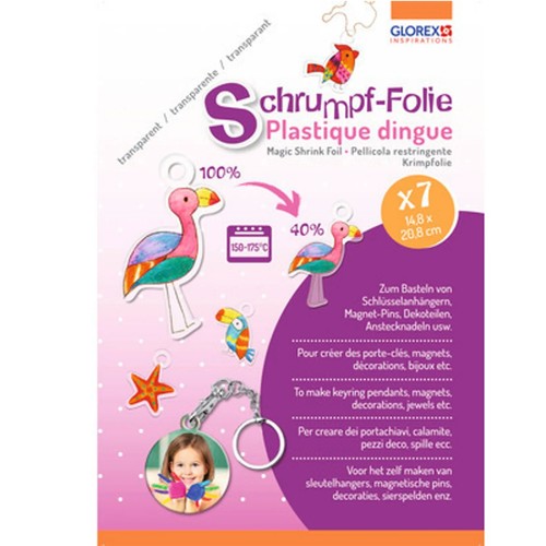 Bastelmaterial schrumpffolie - bastelmaterial,