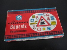 DDR Spielzeug Bausatz Verkehrszeichen Modelleisenbahn