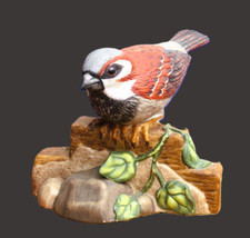 Porzellanfigur Sperling  Goebel 8x9x9 cm 1. Wahl Bisquitporzellan -niedlich alt