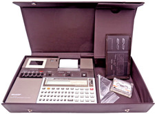 SHARP POCKET COMPUTER PC-1245 + CE-125 (PRINTER/CASS.-INTERFACE) ✅🟡 GETESTET