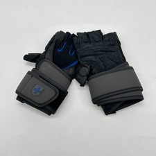 Harbinger Herren Training Grip Glove Fitnesshandschuhe, schwarz/Blau, L