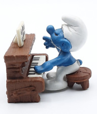Schlumpf 40229 mit Klavier ohne Notenblatthalter Piano Schleich 80 Smurf Pitufo