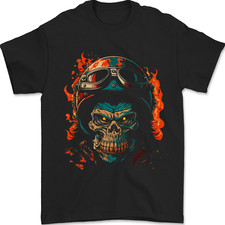 Biker Gorilla Skull Motorrad