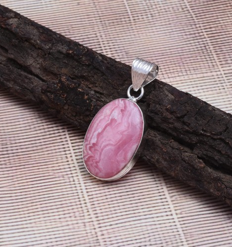 Rhodochrosit anhänger 925 - anhänger,