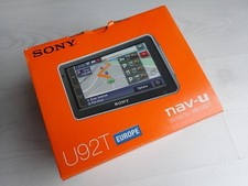 SONY NV-U92T Navigationsgerät mit Zubehör & DVD & Bedienungsanleitung - Navi OVP