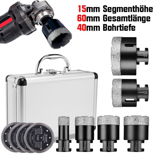 M14 diamant bohrkronen - diamant, set
