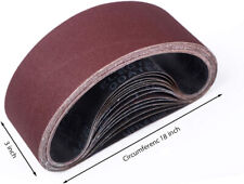 10 Schleifbänder 75 x 457 mm Schleifpapier Bandschleifer Schleifscheiben✅