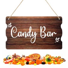 Candy Bar Schild,Vintage Stil