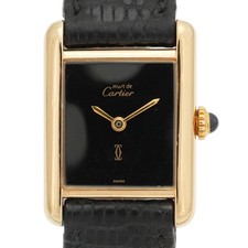 Cartier Tank vergoldet Ref