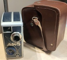 Original DDR Filmkamera Super 8++PENTACON AK 8 Triotar Zeiss 2,8/10++Ledertasche