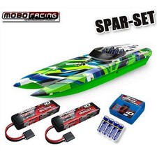 Traxxas 57046-4 DCB M41 Catamaran-Renn-Boot Brushless 2x3S LiPo + Lader Grün/Bla