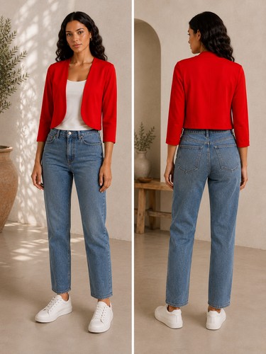 Bolero rot damenbolero - 44,
