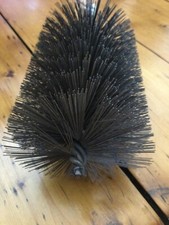 Rauchabgasbürste - Stahldraht - 4 Zoll - 1/2 Zoll Whitworth Gewinde